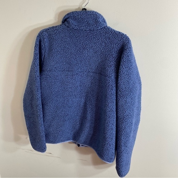 Columbia Sherpa Full Zip Jacket Large Blue Women’s Sweatshirt - Picture 6 of 7